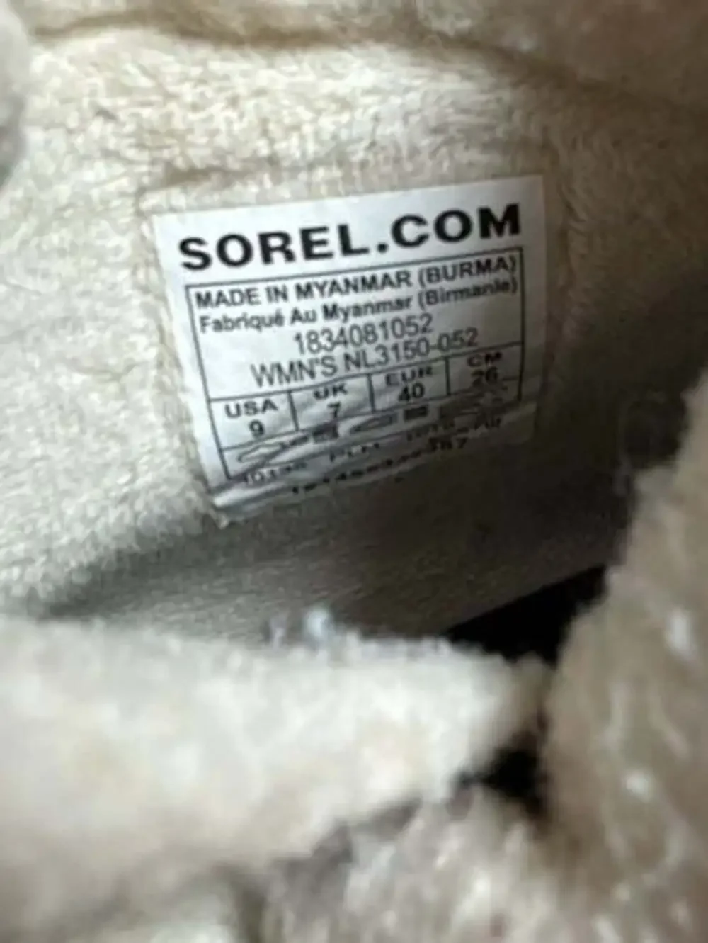 Sorel Women's Out 'N About Plus Felt Waterproof Duck Boots Gray Brown Size 9 NL3